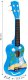 Multistore Gitara ukulele dla dzieci drewniana 4 struny nylonowe kostka do gry ECOTOYS EDUKAMP 10