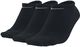 Nike Skarpetki Value No Show 3-Pack czarne roz. 42-46 (SX2554-1) 1