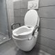 Home Life Nakładka podwyższająca na sedes z bocznymi uchwytami z klapką Deluxe 2