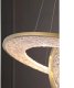 Lampa wisząca MAXlight Wisząca lampa glamour ALEXIA P0638D LED 45W 3000K talerze złote 3