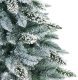 Homede Choinka sztuczna sosna Pearl 120 cm perłowa zieleń drewniany pień 3