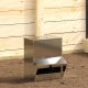 vidaXL vidaXL Karmnik dla kur Srebrny 20 x 25 x 35 cm Stal Galwanizowana 1