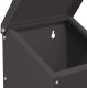 vidaXL vidaXL Karmnik dla kur Czarny 21 x 16 x 33 cm Stal zimnowalcowana 7