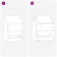 vidaXL vidaXL Karmnik dla kur Czarny 21 x 16 x 33 cm Stal zimnowalcowana 10