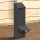 vidaXL vidaXL Karmnik dla kur Czarny 13 x 12 x 51 cm Stal zimnowalcowana 4