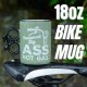 Kemis Kubek Rowerowy "Powered By Ass Not Gas" - Prezent dla Rowerzysty 530 ml 2