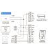 Spreest Zamek elektroniczny wideodomofon do drzwi furtki na kod szyfr WiFi TTLOCK 9