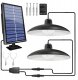 Lampa wisząca Tech-Led Lampa Solarna Ogrodowa Wisząca Żyrandol Podwójny 3