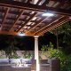 Lampa wisząca Tech-Led Lampa Solarna Ogrodowa Wisząca Żyrandol Podwójny 4