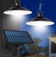 Lampa wisząca Tech-Led Lampa Solarna Ogrodowa Wisząca Żyrandol Podwójny 6