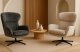 Mebel Elite Fotel wypoczynkowy Louis taupe szenil obrotowy LOFT do salonu gabinetu 13