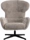 Mebel Elite Fotel wypoczynkowy Louis taupe szenil obrotowy LOFT do salonu gabinetu 5