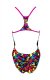Aqua-Sport AQUA-SPORT STRÓJ KĄPIELOWY SINGLE CORES TRÓJKĄTY MULTI KOLOR 0004101 ROZMIAR S 2