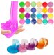 Branded toys Zestaw Do Robienia Glutów Slime Gluty Glinka Ozdoby Brokat Ogromny Zestaw 15