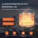 Vevor Biokominek kominek wolnostojący na taras stół ogrodowy stojący 40 cm 3