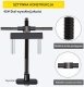 Kraft&Dele Ściągacz tulei cylindrowych zestaw uniwersalny 75-138mm silnik Diesla 4