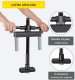 Kraft&Dele Ściągacz tulei cylindrowych zestaw uniwersalny 75-138mm silnik Diesla 5