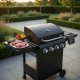 LTC LTC BBQ, Grill gazowy, 5 palników, miejsce na butlę, czarny 1