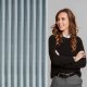 Vipro Group Zasłona gotowa MELANIE 80x270 szara welwet matowa FLEX 12