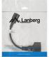 Kabel zasilający Lanberg IEC 320 C14 - Schuko, 20cm, czarny (CA-C14E-10CC-0018-BK) 4