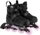 Spokey Łyżworolki Spokey Firefly czarno-różowe 946365-946366 35-38 3