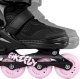 Spokey Łyżworolki Spokey Firefly czarno-różowe 946365-946366 35-38 4
