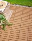 Beliani Płytki tarasowe ATESSA Kompozyt WPC Jasnobrązowy 4
