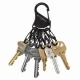 Breloczek Nite-Ize KeyRack + 6x micro karabińczyk stal nierdzewna czarny (KRS-03-01) 3