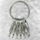 Breloczek Nite-Ize KeyRing+ 6 x micro karabińczyk ze stali nierdzewnej (KRGS-11-R3) 1
