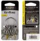 Breloczek Nite-Ize KeyRing+ 6 x micro karabińczyk ze stali nierdzewnej (KRGS-11-R3) 2