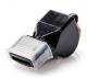 Meteor Gwizdek Wolf plus z silikonowym ustnikiem czarny (38511) 2