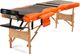 Bodyfit Łóżko do masażu 4 segmentowe dwukolorowe czarno - pomarańczowe (1045) 4