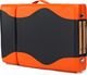 Bodyfit Łóżko do masażu 4 segmentowe dwukolorowe czarno - pomarańczowe (1045) 6