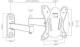 Blow Uchwyt ścienny 76-855 10'' - 27'' 3