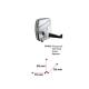 Bisk Uchwyt 2-hakowy Oregon chrom  (79703) 2