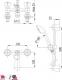 Bateria wannowa KFA Standard 2-otworowe chrom (305-312-00) 2