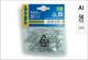 Vorel Nity aluminiowe 6,4x3,2mm 50szt. (70320) 2