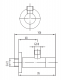 KFA Zawór kątowy uchwyt walec 1/2"x3/8"  (244-040-00) 2