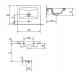 Umywalka Cersanit Como 50cm (K32-002-BOX) 2