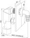 Syfon Rawiplast podtynkowy DN50 chrom (A603M50) 2