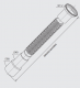 Syfon Rawiplast Złącze uniwersalne rozciągane 6/4”x40/50 L-350-800mm (B311) 2