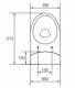 Zestaw kompaktowy WC Cersanit Parva 61.5 cm cm biały (K27-002) 2