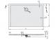 Brodzik Sanplast Space Mineral prostokątny 150 cm x 80 cm (645-290-0380-01-000) 3