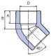 Wavin Kolano PP 32mm 45 stopni PN20/20C EK 3248022503 3