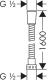 Wąż prysznicowy Hansgrohe Metaflex chrom 160cm (28266000) 2