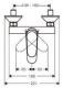Bateria wannowa Hansgrohe Focus ścienne chrom (31940000) 3
