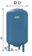 Reflex Naczynie przeponowe DE 60L 10bar c.w.u. - 7306400 2