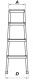 Drabex Drabina wolnostojąca dwustronna aluminiowa 4 stopniowa (DR8003) 7