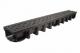 Maxpol System 1000x98mm kanał z kratą PP LINE A15 czarny 1