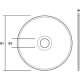 Graphite Tarcza tnąca do metalu 115x1.0x22.2 mm 41 A60-T-BF (57H705) 2